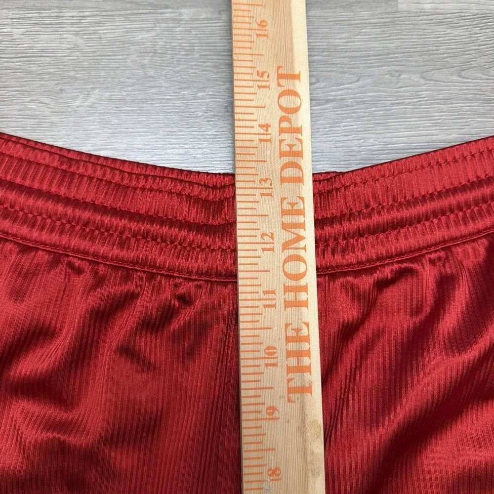 Vintage Nike Red Dazzle Basketball Shorts Silky Shiny Large Baggy Y2K Shimmer